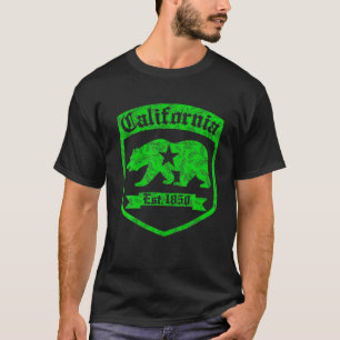 T-shirt Californie Golden State Bear Est. 1850 Hip hop Rap