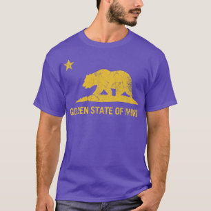 T-shirt Californie Golden State of Mind Retro Fade Long Sl