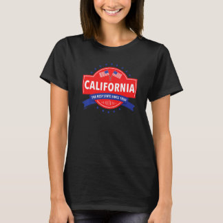 T-shirt Californie Le Meilleur Etat Depuis 1819 Usa 4ème D