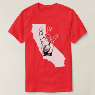 T-shirt Californie - Représentant la Côte Ouest