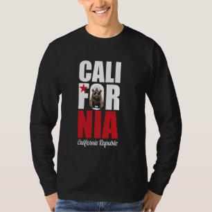 T-shirt Californie République Ours avec lunettes de soleil