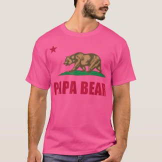 T-shirt Californie République Papa Ours Papa Fête des père
