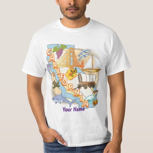 T-shirt californien (Devant)