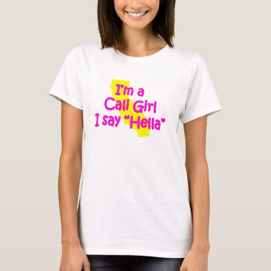 T-shirt caligirlhella (Devant)