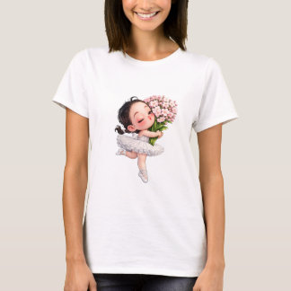 T-shirt Câlin de bouquet de ballet