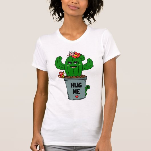 T-shirt Câlin de cactus (Devant)