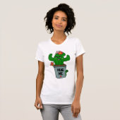 T-shirt Câlin de cactus (Devant entier)