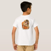T-shirt « Câlin de singe avec un ami ». (Dos entier)