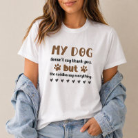 Câlins de chien disent tout Maman Chien
