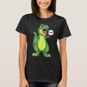 T-shirt Câlins de dinosaure Mignon dino rex câlin amour Câ