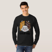 T-shirt Câlins de groupe S'mores Camping Marshmallows Choc (Devant entier)