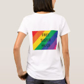 T-Shirt Câlins de Sœur Gratuits (Dos)