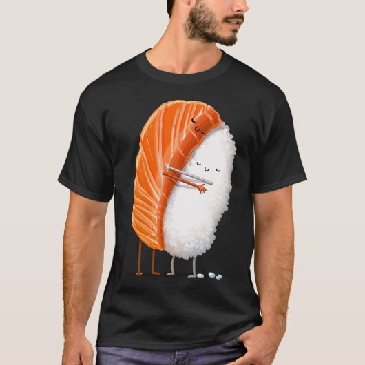 T-shirt Câlins de sushi (Devant)