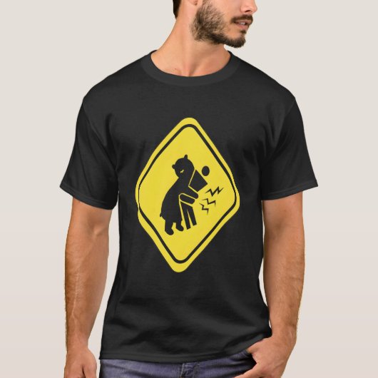 T-shirt Câlins d'ours Attention (Devant)