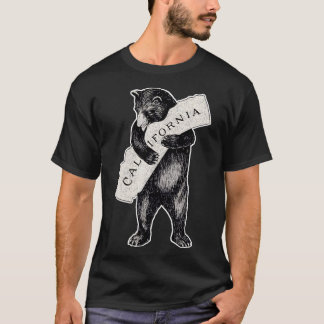 T-shirt Câlins d'ours J'aime l'art californien Rétro Vinta