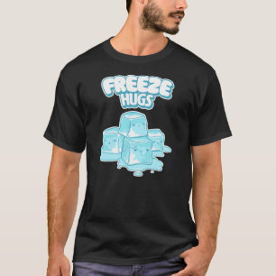 T-shirt Câlins Gelés Cubes de Glace Drôle Kawaii Mignon Câ