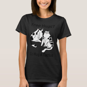 T-shirt Câlins Gratuits Allez Enlacer Un Cactus Chat D'at