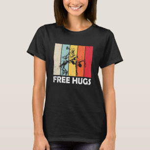 T-shirt Câlins gratuits Catcheur professionnel Drôle de ca