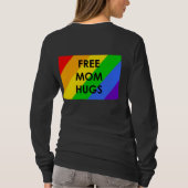T-shirt Câlins Gratuits Maman Manches Longues (Dos)