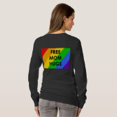 T-shirt Câlins Gratuits Maman Manches Longues (Dos entier)