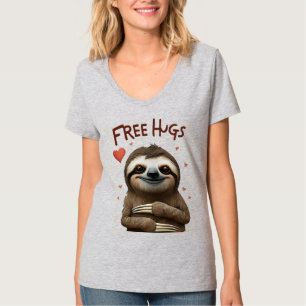 T-shirt Câlins Gratuits Paresseux Mignon