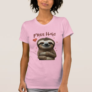 T-shirt Câlins Gratuits Paresseux Mignon