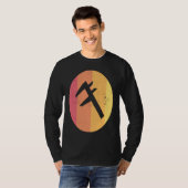 T-shirt Caliper  Distressed Retro Engineer's Tool (Devant entier)