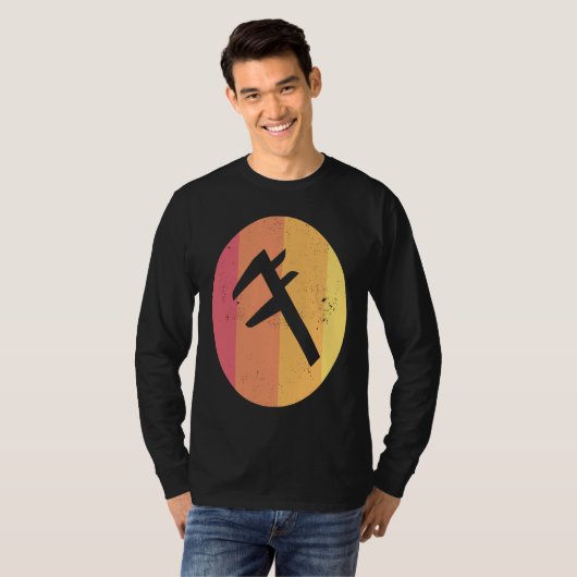 T-shirt Caliper  Distressed Retro Engineer's Tool (Devant entier)