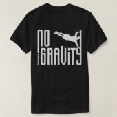 T-shirt Calisthénics No Gravity Human Flag Street Workout (Design devant)