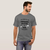 T-shirt Call Me Dunon And Master Or God RPG Gaming Black (Devant entier)