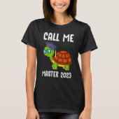 T-shirt Call me master 2023 masters degree master_1 (Devant)