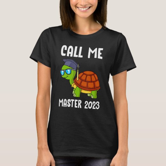 T-shirt Call me master 2023 masters degree master_1 (Devant)