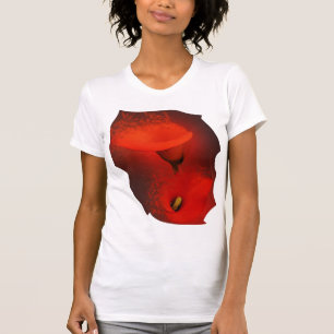 T-shirt Calla Lily Vivid Effet Scatter rouge