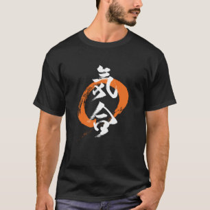 T-shirt Calligraphie japonaise Kanji Kiai/Guts