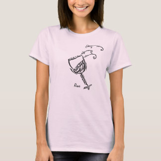 T-shirt Calligraphie persane de poème de Rumi "le vin "