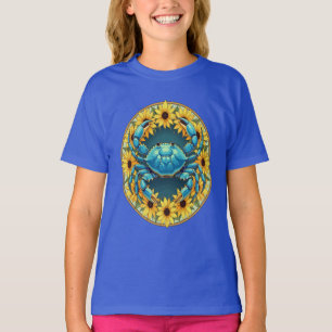 T-shirt Callinectes sapidus Crustacé Et Susan aux yeux noi