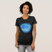 T-Shirt Calm Tide Fluid Art (Devant entier)
