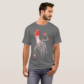 T-shirt Calmar Champignon (Devant entier)