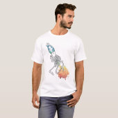 T-shirt Calmar d'arc-en-ciel (Devant entier)