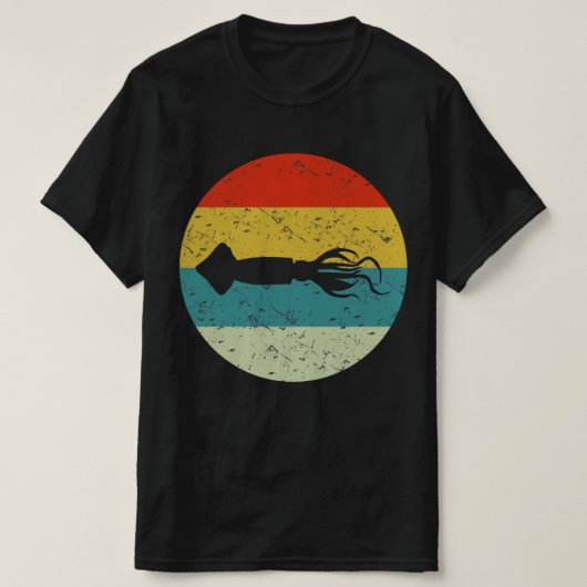 T-shirt Calmar rétro vintage (Design devant)