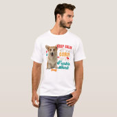 T-shirt Calme C'est un Corgi pas un drôle (Devant entier)