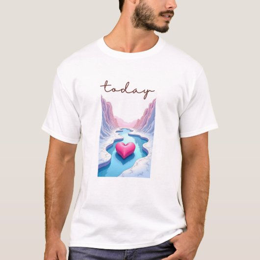 T-shirt Calme Horizon Valley (Devant)