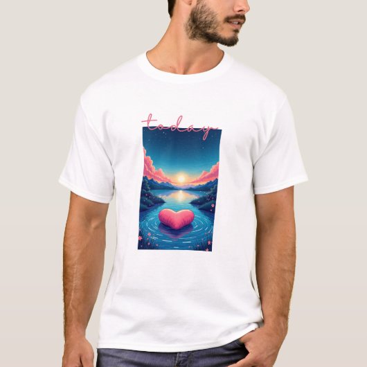 T-shirt Calme Horizon Valley (Devant)