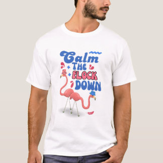 T-shirt Calme Le Flocon En Été Drôle