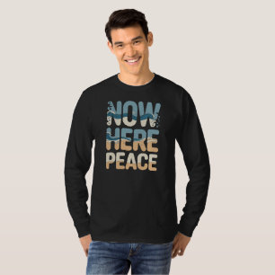 T-shirt Calme Vague Minimaliste Tee pour le Bien-être Ment