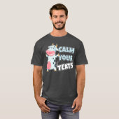 T-shirt CALMER VOS TEATS - FUNNY FARMER Premium (Devant entier)