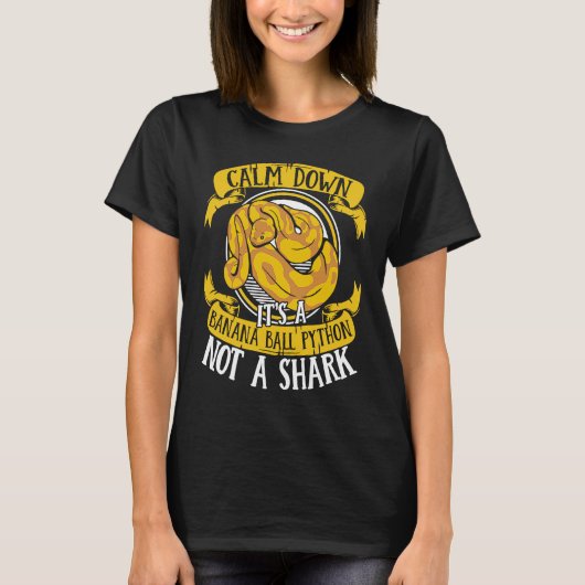 T-shirt Calmez-vous, ce n'est pas un python propriétaire d (Devant)