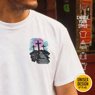 T-shirt Calvaire Golgotha tout est accompli Chrétien moder