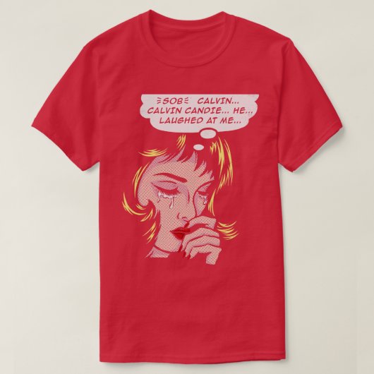 T-shirt Calvin Candie rit de moi (Design devant)