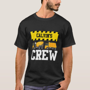 T-shirt Calvin Construction Crew Doublon Personnalisé Dump